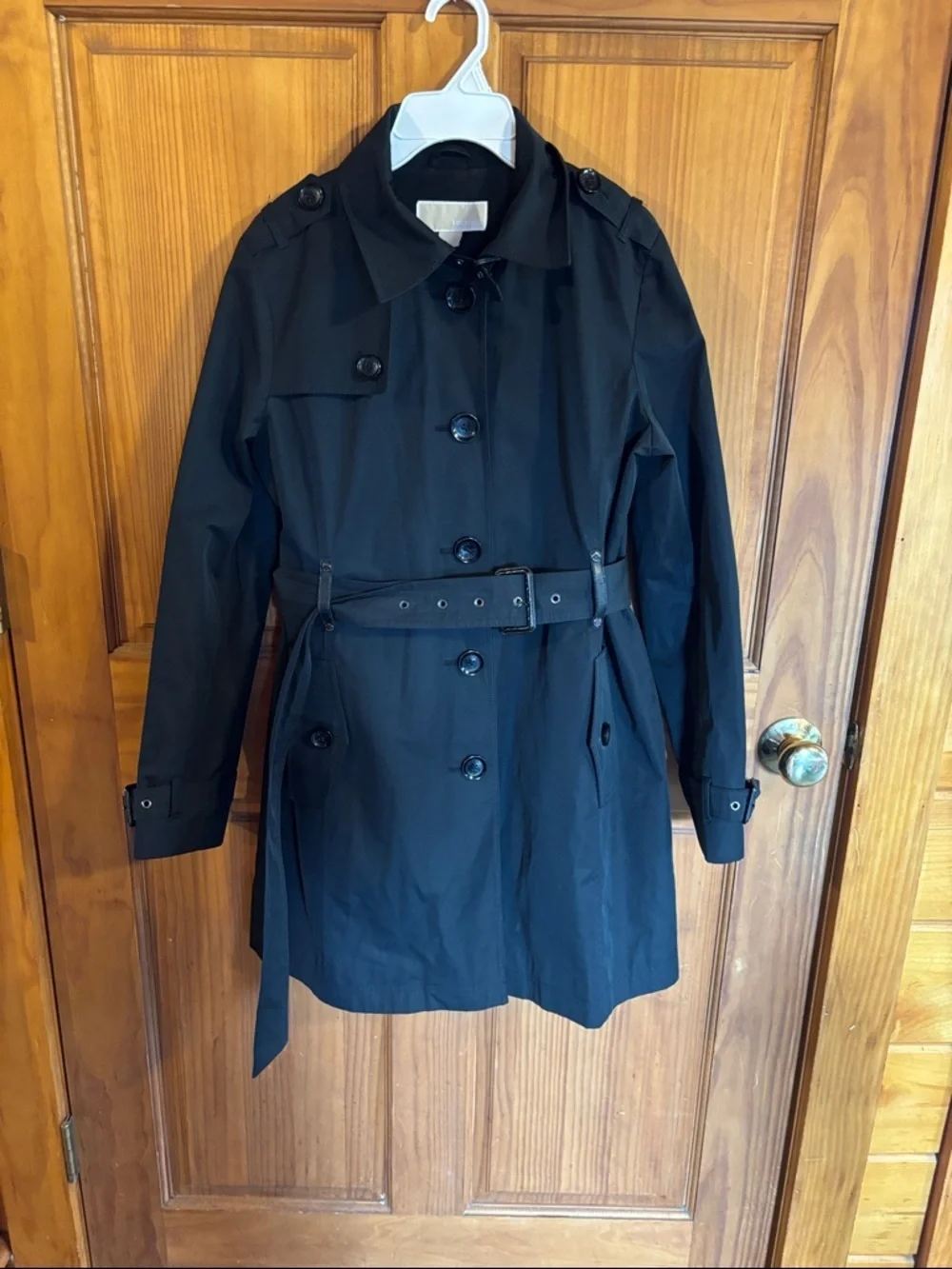 Michael Kors Black Jacket with Cream Label